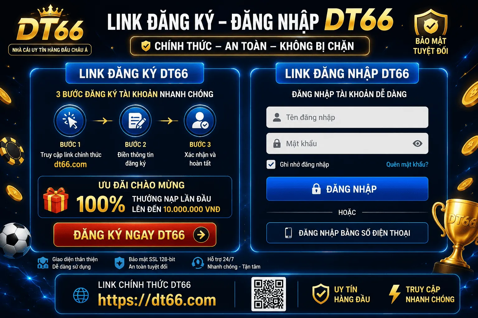 đăng ký đăng nhập dt66
